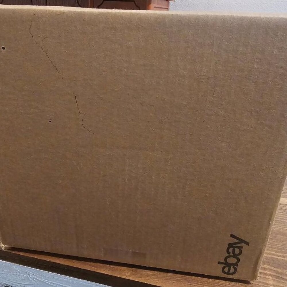 Ebay Brand Shipping Boxes 25 Count 6" x 4 3/4" x 4 3/4" Black Logo